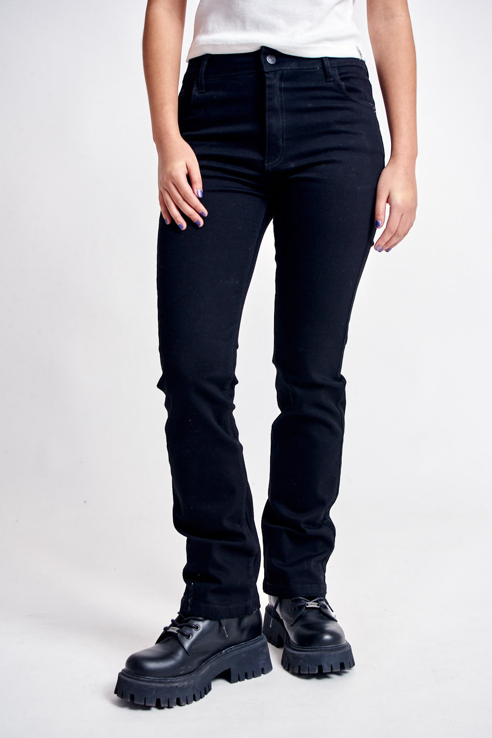 JEAN STRAIGHT BLACK