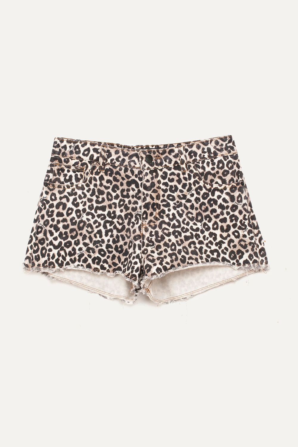SHORT LEOPARD BROWN