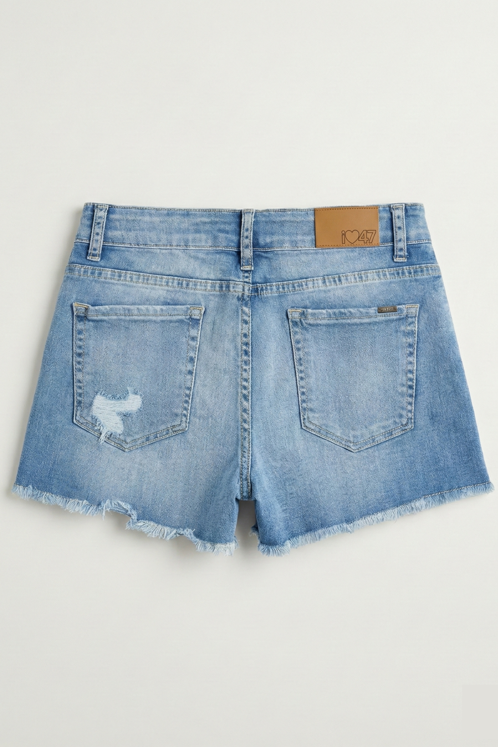 SHORT DENIM LACE-UP