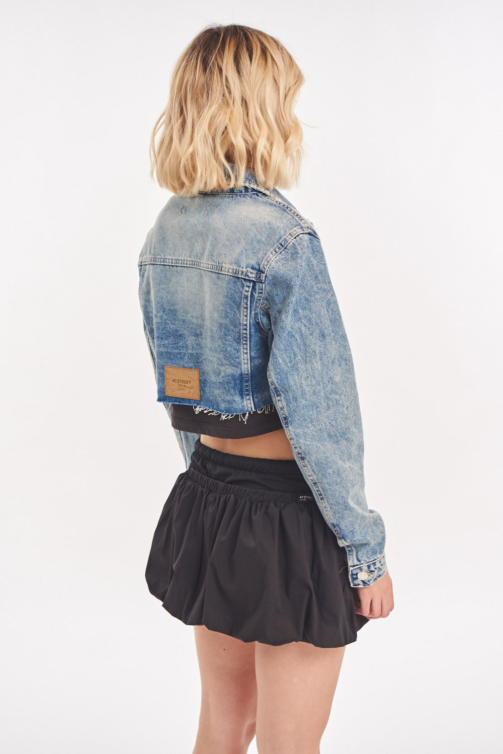 CAMPERA CROPP LIGHTBLUE